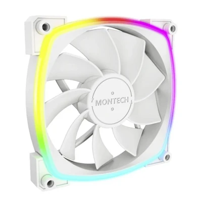 Afbeelding van MONTECH RX120 PWM ARGB PC ventilator Wit, Grijs (b x h d) 120 25 mm