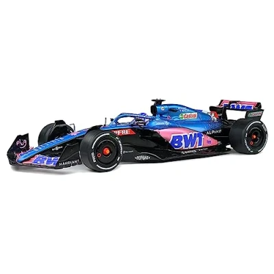 Afbeelding van Alpine A522 #14 (F. Alonso) Monaco GP 2022 1:18 Solido