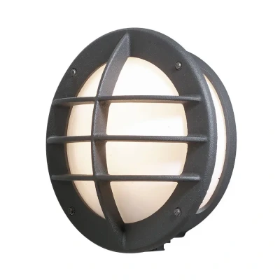 Afbeelding van Konstsmide Oden 516 752 Buitenlamp (wand) Spaarlamp, LED E27 60 W Zwart