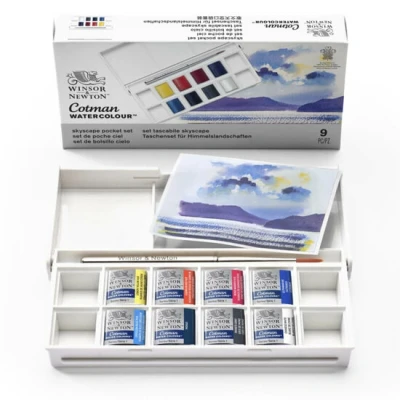 Afbeelding van Cotman Watercolour Skyscape Pocket Set