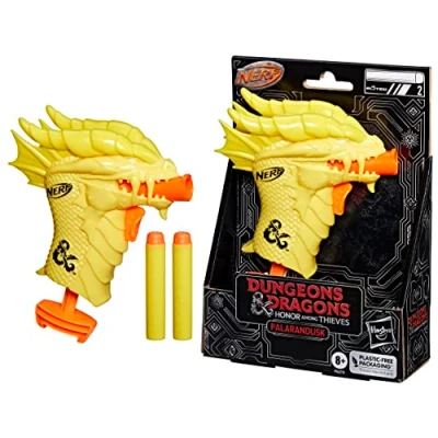 Afbeelding van Nerf MicroShots Dungeons &amp; Dragons, Palarandusk Blaster, 2 x Elite 2.0 Darts, D&amp;D Speelgoed