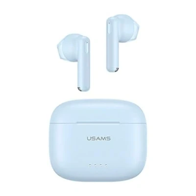 Afbeelding van USAMS Bluetooth 5.3 TWS hoofdtelefoon US14 Series Dual mic draadloos blauw/blauw BHUUS03