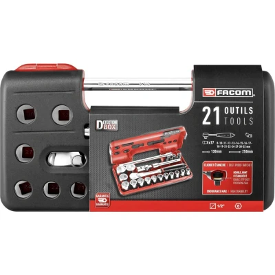 Afbeelding van Facom SL.DBOX1 compacte DOOS 1/2 inch 6 KANT met ratel STOFDICHTE KOP, Actie 2020