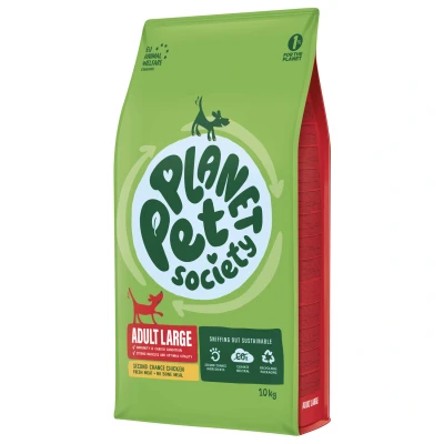 Afbeelding van Planet Pet Society Dog Dry Second Chance Adult Large Breed Hondenvoer Kip 10 kg