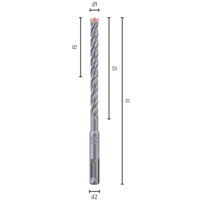 Afbeelding van Alpen 0084500800100 Hamerboor 8 mm Gezamenlijke lengte 310 1 stuk(s)