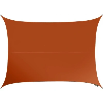 Afbeelding van Perel Schaduwdoek, waterafstotend, 4 x 3 m, 160 g/m², polyester, rechthoek, terracotta