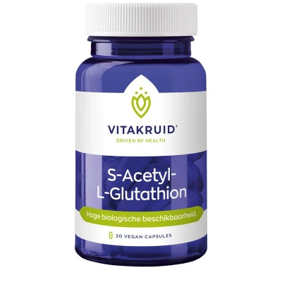 Afbeelding van Vitakruid S Acetyl L Glutathion 30 vegan capsules