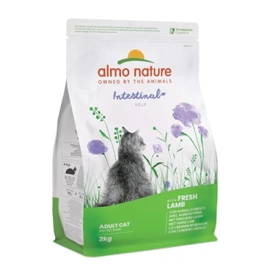 Afbeelding van 2kg Almo Nature Intestinal Help Lam Droog Kattenvoer