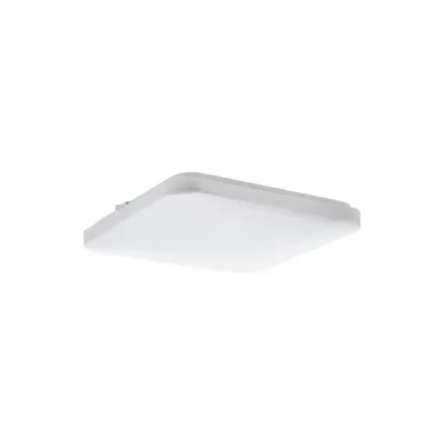 Afbeelding van EGLO Frania ledplafondlamp met 1 fitting, materiaal: staal, kunststof. Kleur: wit. Lengte: 33 cm.