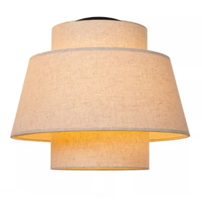 Afbeelding van Lucide TRIBUTE Plafonnière 1xE27 Beige