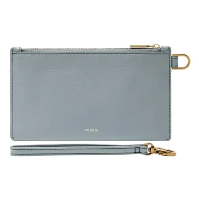 Afbeelding van FOSSIL Utensil zak Gift Wristlet Smokey Blue Blauwgrijs
