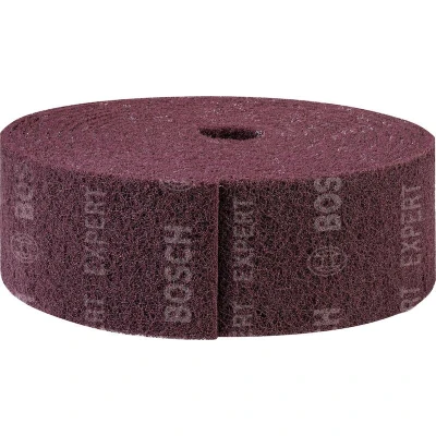 Image de BOSCH 2608901229 Expert N880 rouleau non tissé pour ponçage manuel 115 mm x 10 m moyennement grossier A