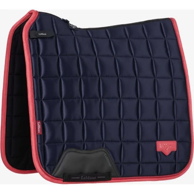 Afbeelding van LeMieux Zadeldekje Loire Classic Dressuur Navy/Cranberry L Agradi.be