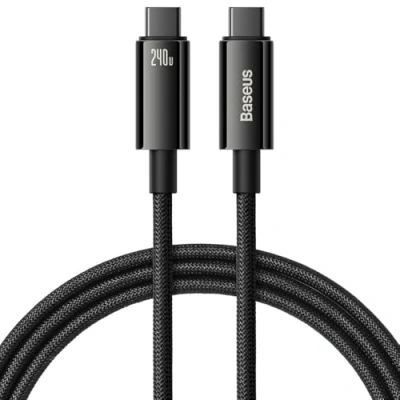 Afbeelding van Baseus gold fast CH CABLE USB C 240W BK