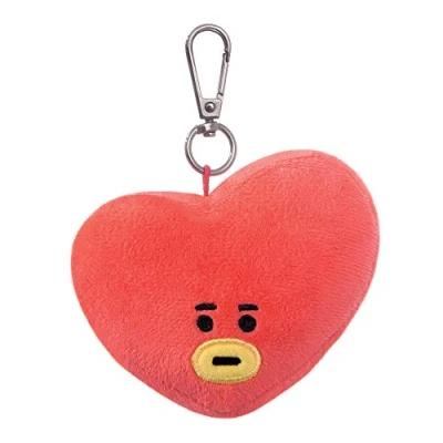 Afbeelding van Aurora Officiële BT21 producten van World, pluche sleutelhanger TATA, 61335, rood en geel