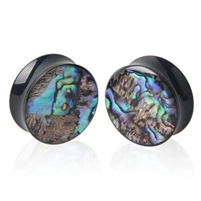 Afbeelding van Spiraalpiercing sieraden set met dubbele afstandhouder 5 tot 25 mm, Acryl, Geen edelsteen
