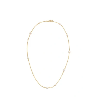 Afbeelding van Elli Basic Elegant Ketting goldcoloured, Dames, Maat: 45, Gold coloured