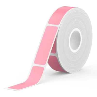Afbeelding van SUPVAN KATASYMBOL E10/E11/E16 thermische zelfklevende etiketten, 12 mm x 40 mm, 170 stuks/rol, zwart op roze