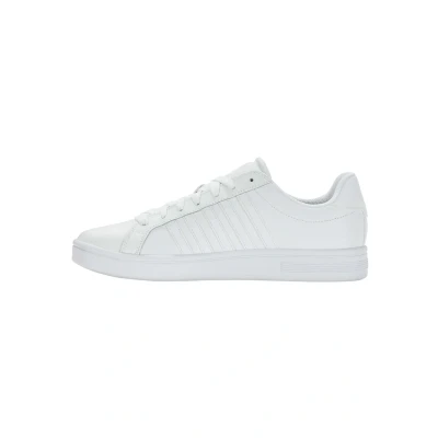 Afbeelding van K SWISS Court Tiebreak Sneakers laag, Heren, Maat: 44, White Leer en textiel