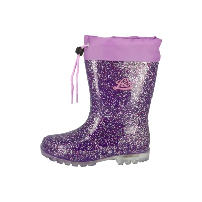 Afbeelding van LICO Warmlined Powerlight W Blinky Regenlaarzen voor kinderen, Maat: 29, Purple Kunststof