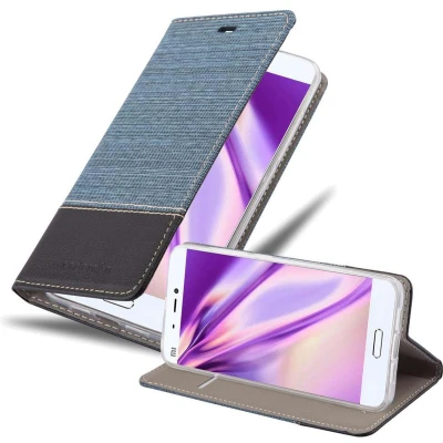 Afbeelding van Cadorabo Hoesje geschikt voor Xiaomi Mi 5s in DONKERBLAUW ZWART Beschermhoes met magnetische sluiting, standfunctie en kaartvakje Book Case Cover Etui