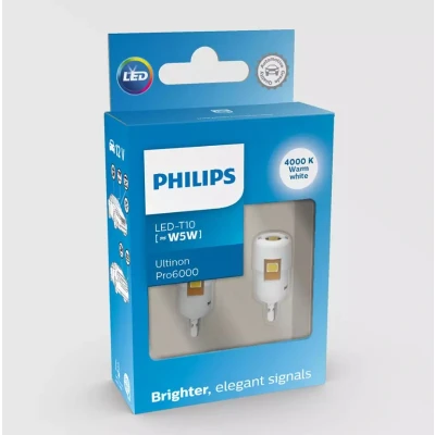 Afbeelding van Philips W5W LED Retrofit Neutraalwit 4000K 12V 2 Stuks