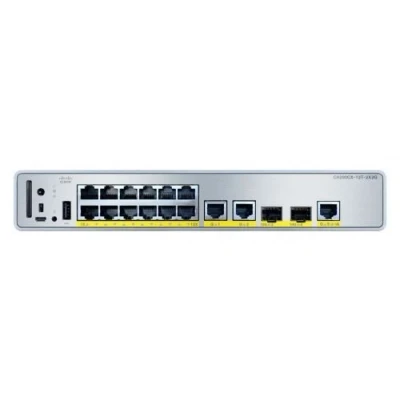 Image de Cisco Catalyst 9200CX Network Essentials commutateur compact C3 Géré 12 x 1000Base T + 3 2 1 gigabit/10 gigabit SFP+ (liaison montante) Montable sur rack UPOE+