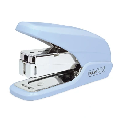 Image de Rapesco X5 Mini Less Effort agrafeuse (20 feuilles) bleu poudre
