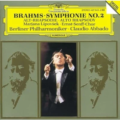 Afbeelding van Brahms: Symphonie no 2, Alto Rhapsody / Abbado, Lipovsek