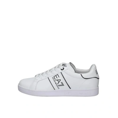 Afbeelding van EA7 Emporio Armani Classic Unisex Sneakers laag, Maat: 43 1/3, White/black Leer