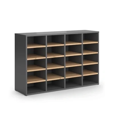 Afbeelding van Vicco Lysander Schoenenkast 104 x 65.5 cm Krachtige eik goud