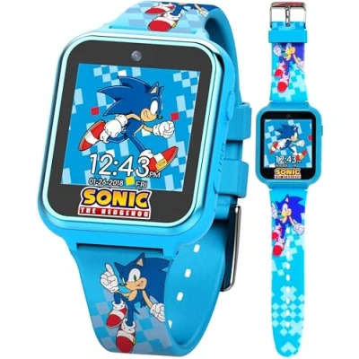 Afbeelding van Disney Jewelry Sonic Smartwatch voor kinderen, Maat: One Size, Blue
