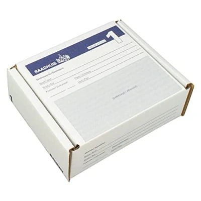 Afbeelding van Raadhuis Rd 351118 5 Postpakketdoos 1 146X131X56Mm Bedrukt Stuks