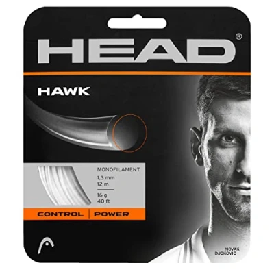 Afbeelding van Tennissnaar HEAD HAWK White 1.20mm/12m