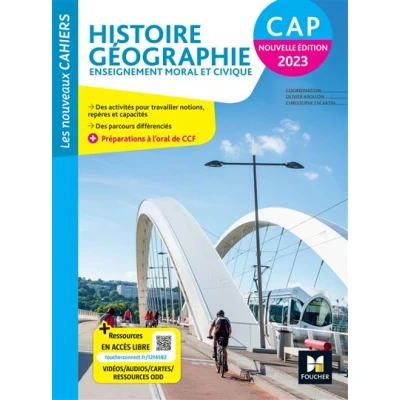 Image de Les Nouveaux Cahiers HISTOIRE GEOGRAPHIE EMC CAP Ed. 2023 Livre élève