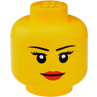 Afbeelding van LEGO® Opbergbox Hoofd Girl ø 24 x 27.1 cm