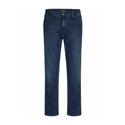Afbeelding van Jack &amp; Jones Heren Jeans Broeken JJICLARK regular/straight Fit Blauw Volwassenen