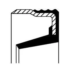 Afbeelding van CORTECO 01034358B O ring NBR (Nitril Butadien Kautschuk)