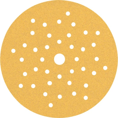 Image de BOSCH 2608901127 Feuille abrasive Expert C470 Best for Wood and Paint, diamètre 125 mm, grain 100, multiperforation (50 pcs)