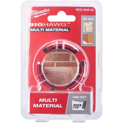 Afbeelding van MILWAUKEE 4932464926 BIG HAWG gatzaag multimateriaal 54 mm