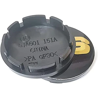 Afbeelding van GÉNERIC 4 stuks autowieldoppen, voor BBS 56 mm, 60 65 68 velgdoppen, zwart goud