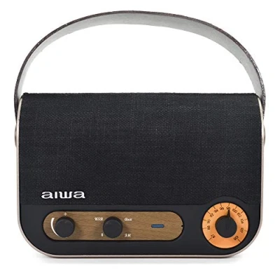 Afbeelding van Aiwa RBTU 600 Draagbare &amp; party speaker Mono draadloze luidspreker Beige, Zwart 5 W