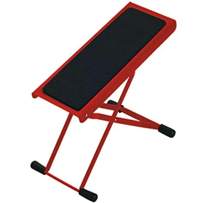 Afbeelding van König &amp; Meyer 14670 voetbank staal, rood Accessoire voor gitaren