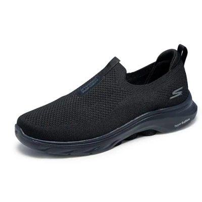 Afbeelding van Skechers Performance GO WALK 7 SLIP ON Sportieve wandelschoenen, Heren, Maat: 44, Black Textiel