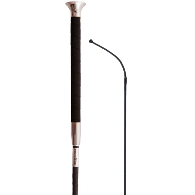 Afbeelding van Premiere Dressuurzweep Aries Zwart 100cm