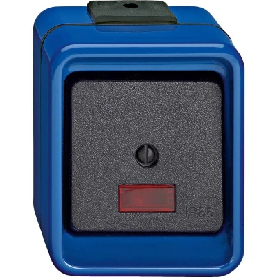 Afbeelding van Merten 375998 Tuimelknop Compleet Blauw