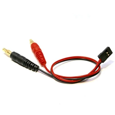 Afbeelding van VUNIVERSUM Mr. Stecker Modellbau® Lipo accu oplaadkabel met 4 mm banaanstekker naar JR mannelijke stekker