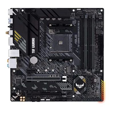 Image de Carte Mère Asus TUF Gaming B550M PLUS 90MB19Y0 M0EAY0 AMD B550 Ryzen AM4 DDR4 Micro ATX Noir