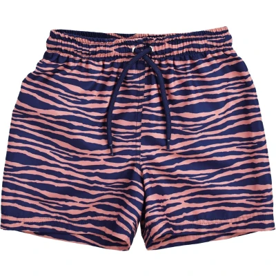 Afbeelding van Swim Essentials Zwemboxer/Zwembroek Jongens UV Zwemkleding Blauw/Oranje Zebra Maat 62/68