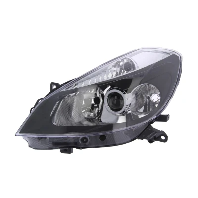 Afbeelding van ALKAR 2745175 Koplampen Links H7/H7/H1, W5W, PY21W zwart met mistlampen Behuizing binnengedeelte RENAULT: CLIO 3